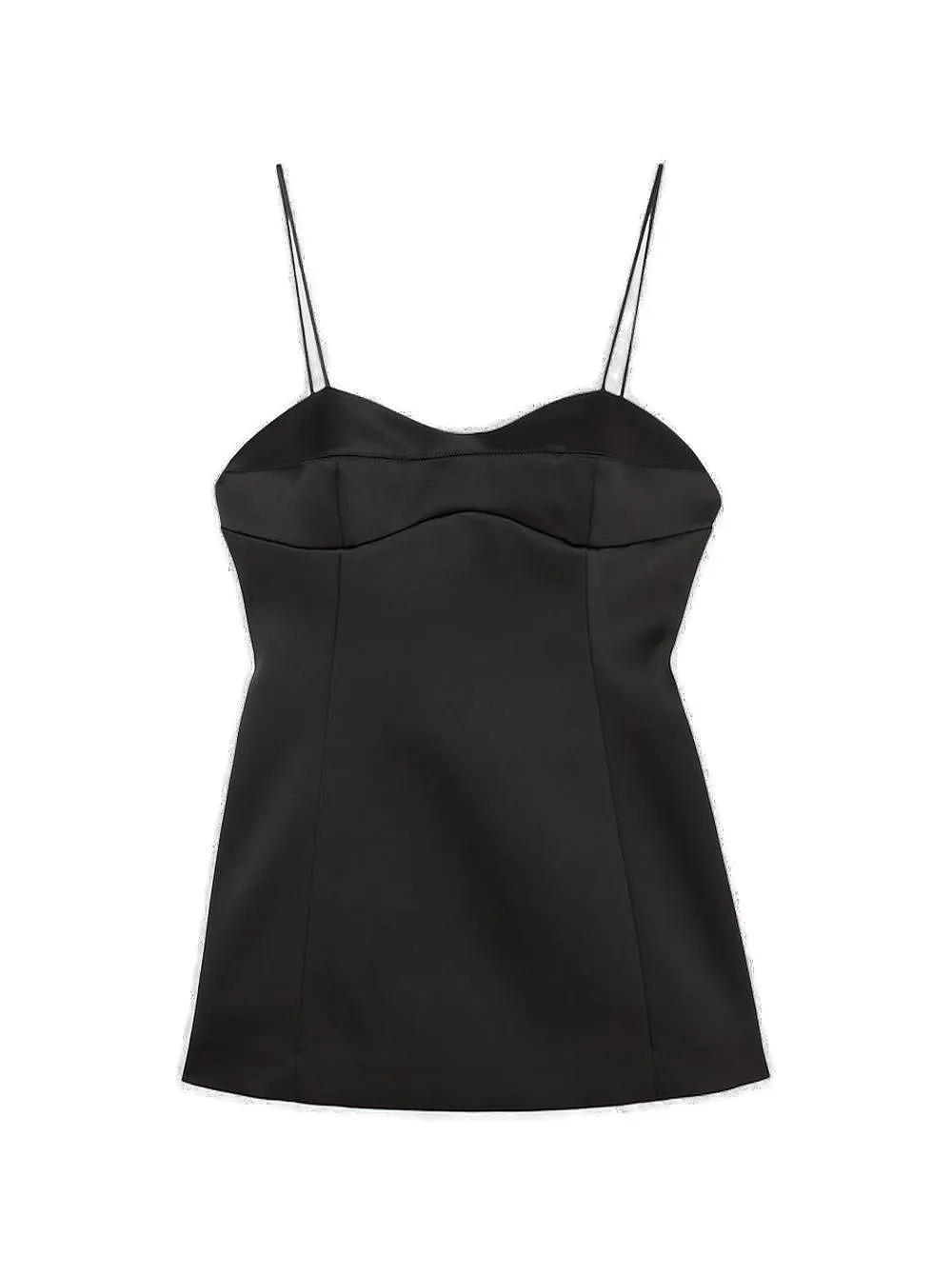 RÓHe Satin Thin Strap Top