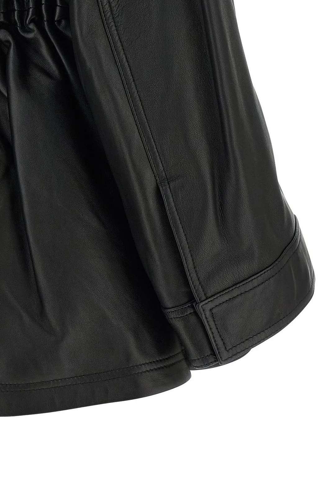 RÓHe Sculpturaj Draped Leather Jacket