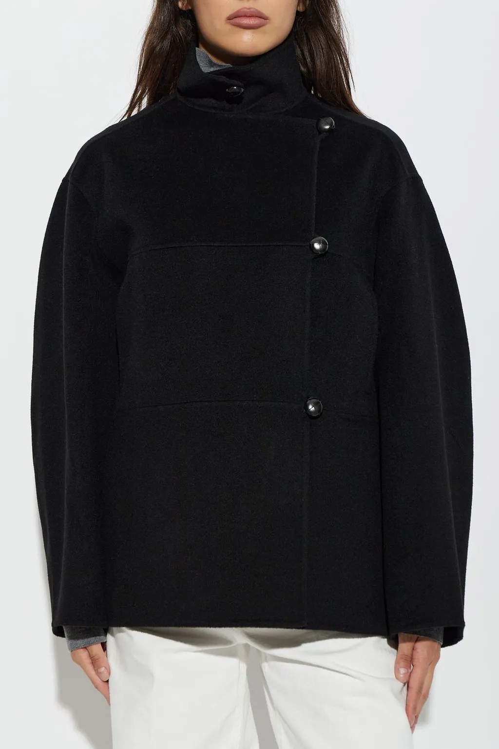 RÓHe Stand-Collar Oversized Jacket