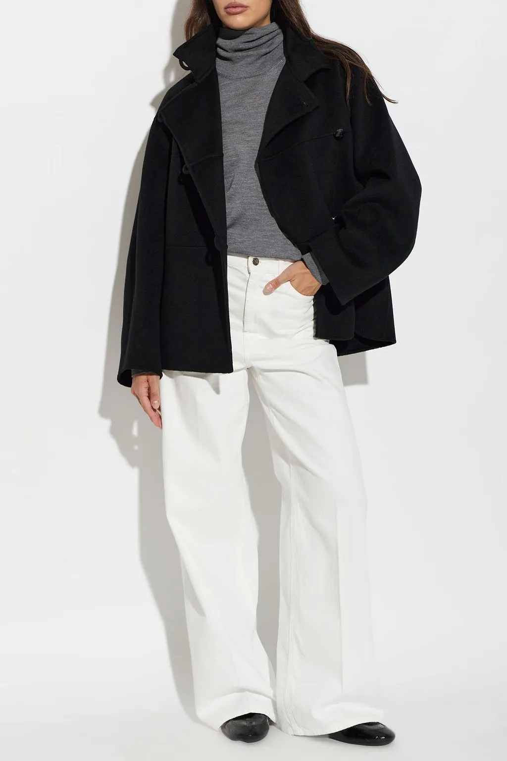 RÓHe Stand-Collar Oversized Jacket