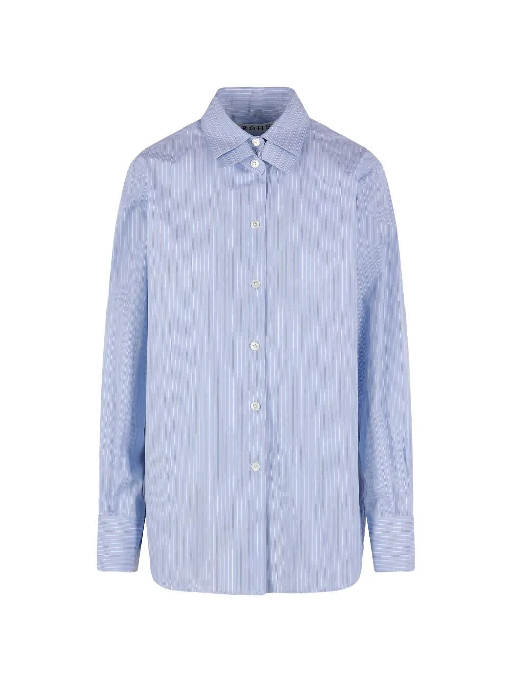 RÓHe Striped Buttoned Shirt
