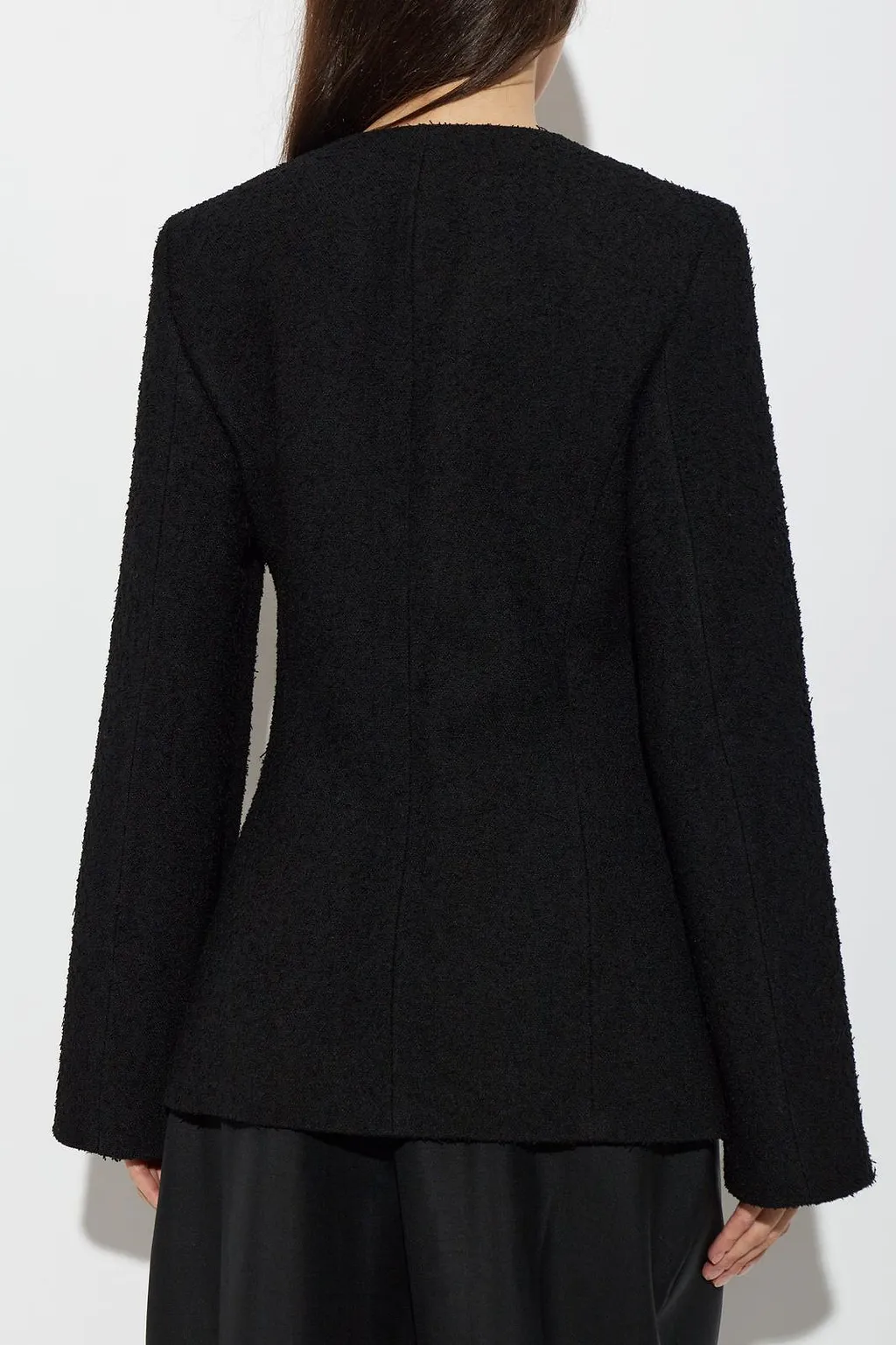 RÓHe Textured Buttoned Blazer