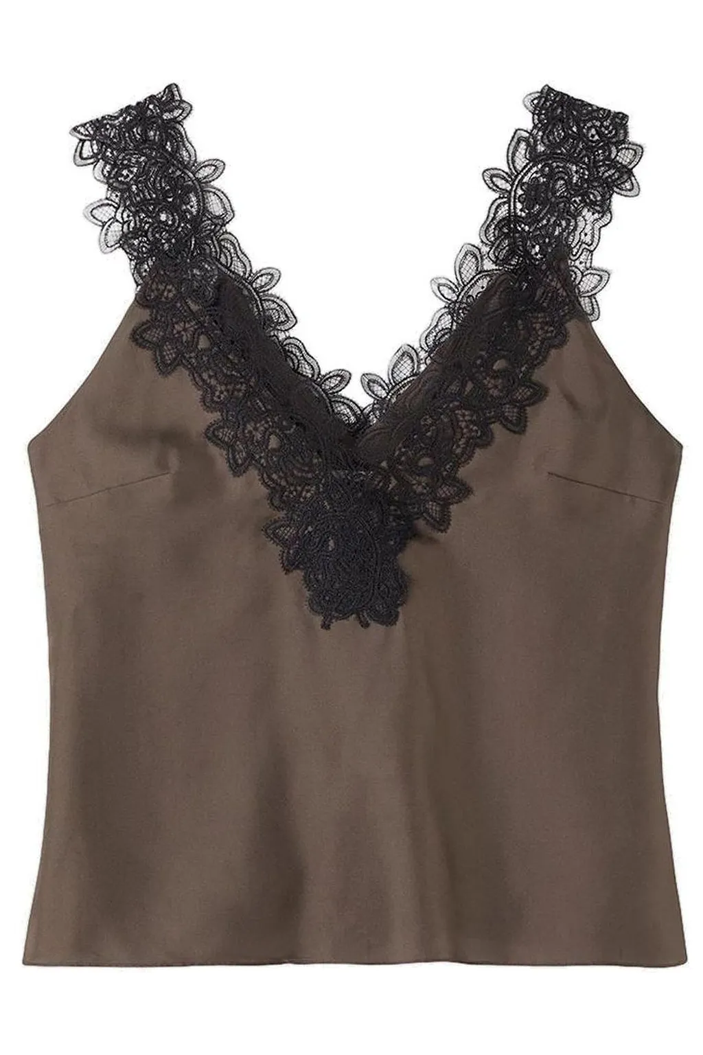 RÓHe V-Neck Lace Top