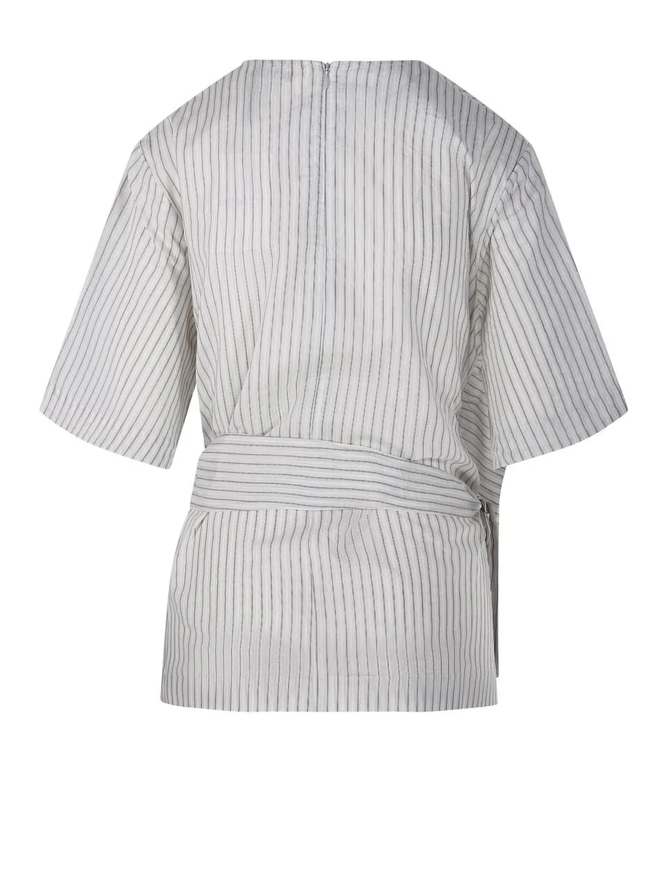 RÓHe Wrap Stripe Top