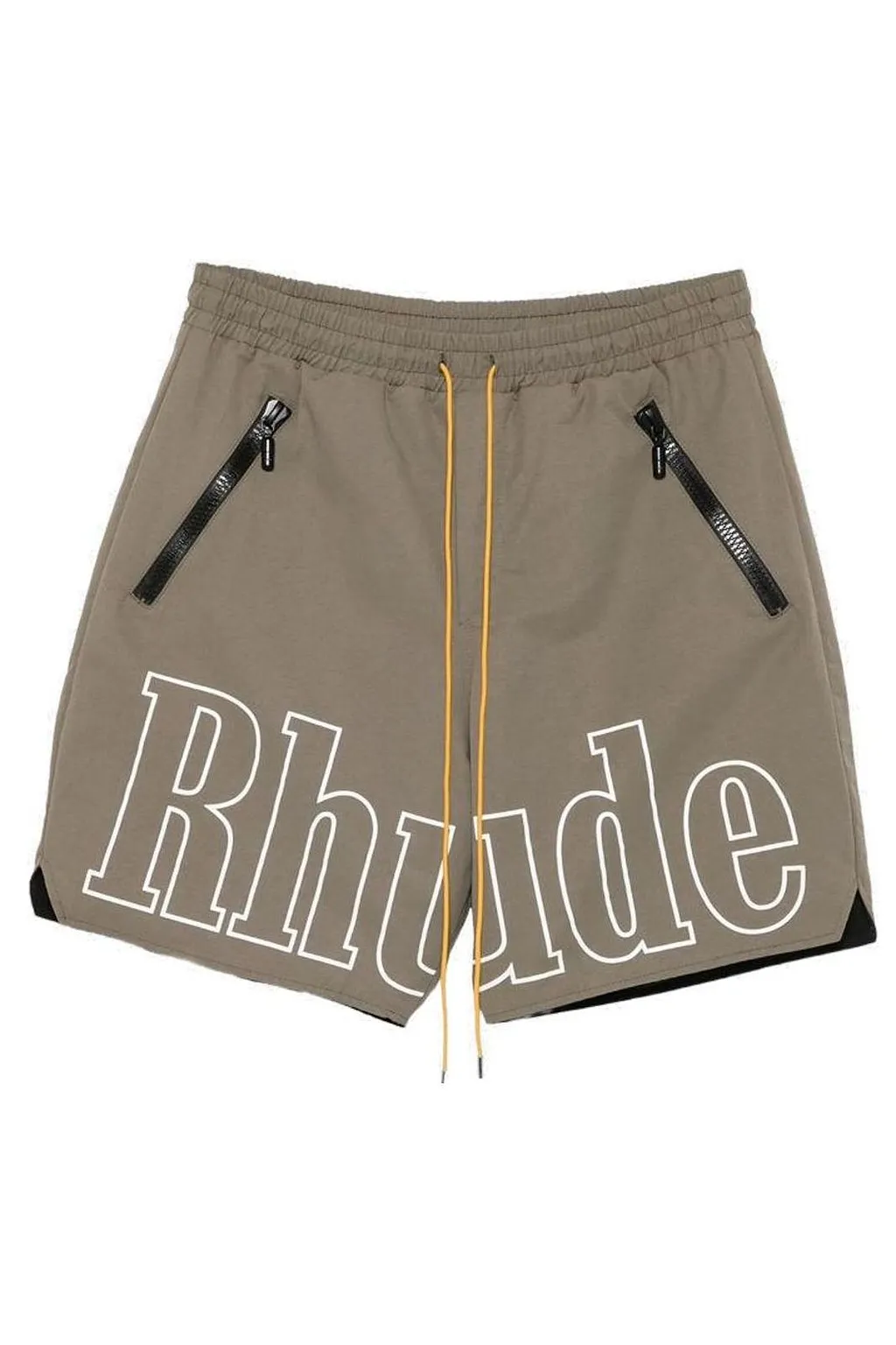 Rhude Logo Print Drawstring Shorts
