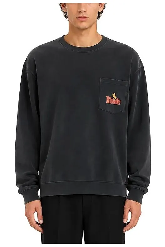 Rhude Logo Printed Crewneck T-Shirt