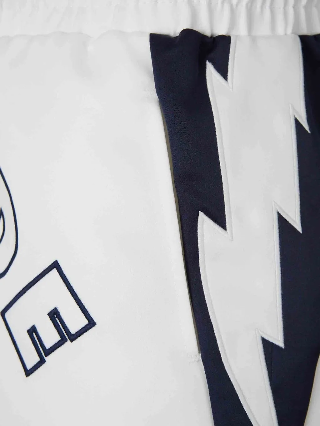 Rhude Logo Printed Drawstring Lightning Shortrs