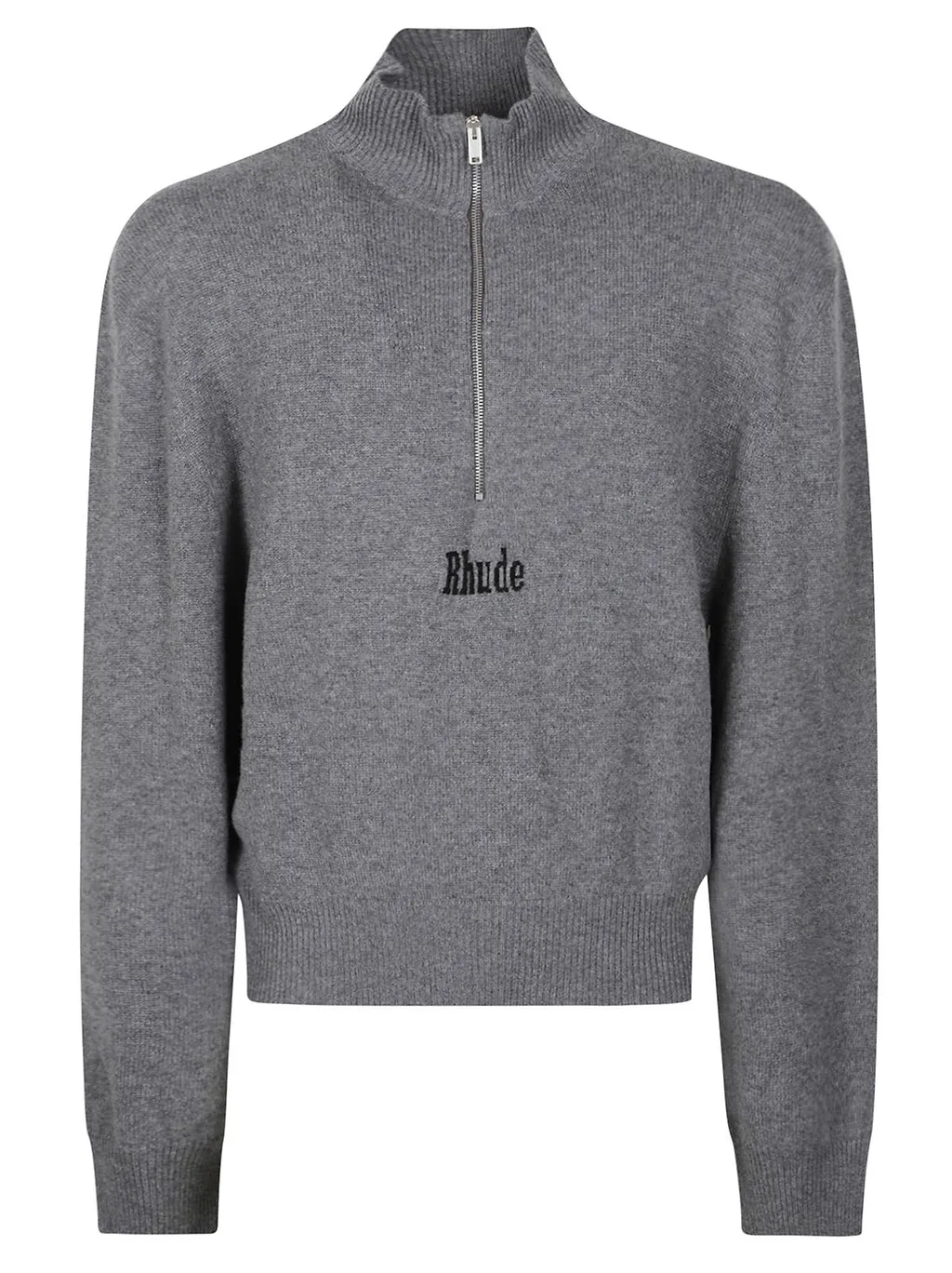 Rhude Long-Sleeved Half-Zip Jumper