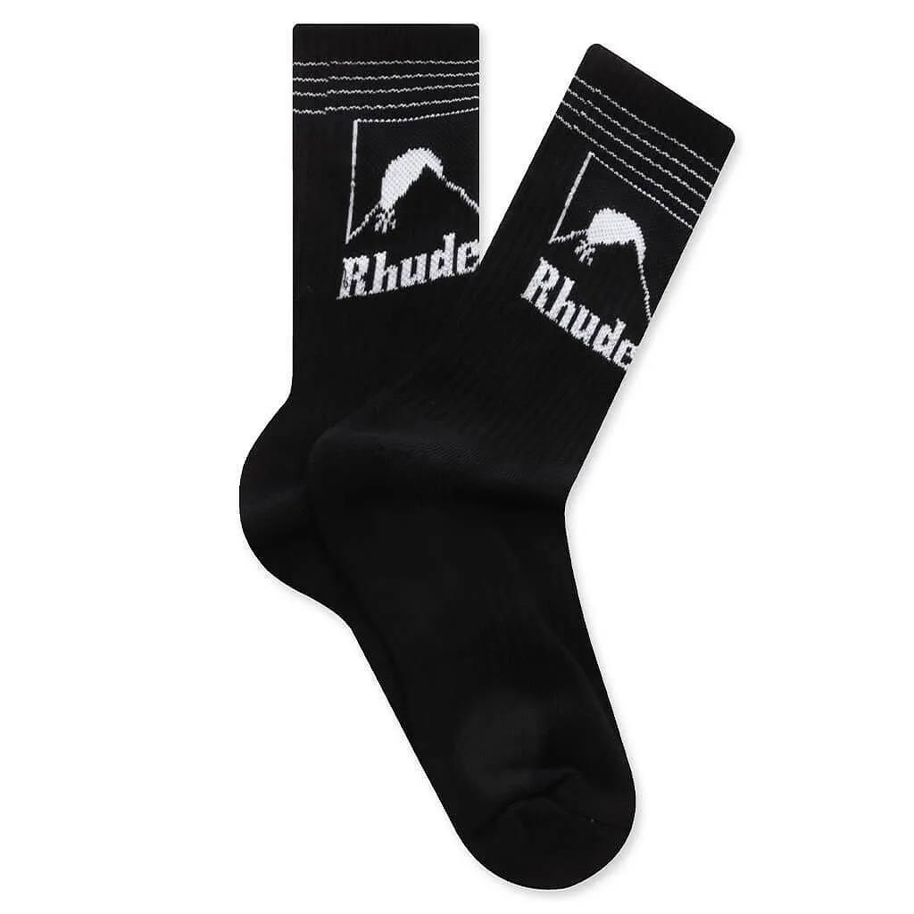 Rhude Moonlight Outline Crew Socks