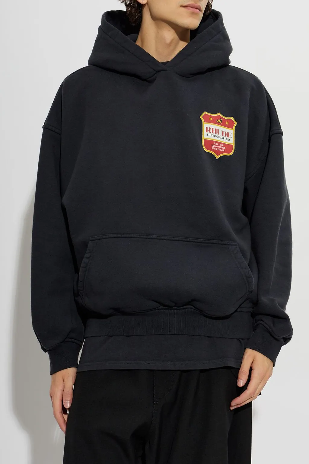 Rhude Shield Logo Oversized Hoodie