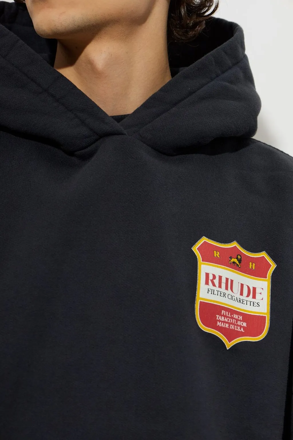 Rhude Shield Logo Oversized Hoodie