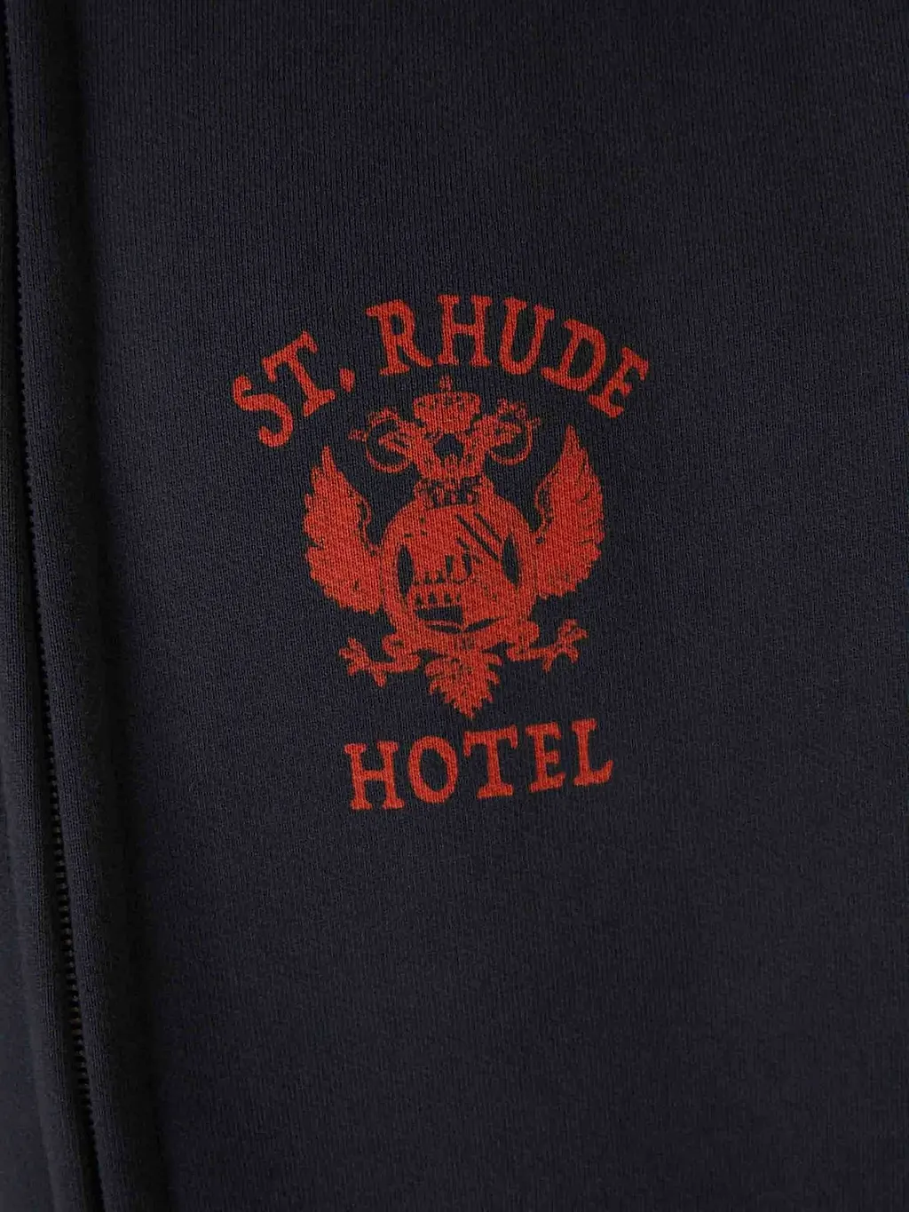 Rhude St. Rhude Seal Zip-Up Hoodie