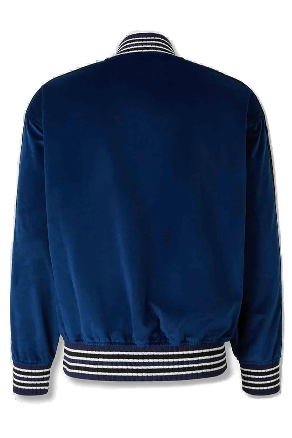 Rhude Velour Track Quarter Zip-Up Sweatshirt