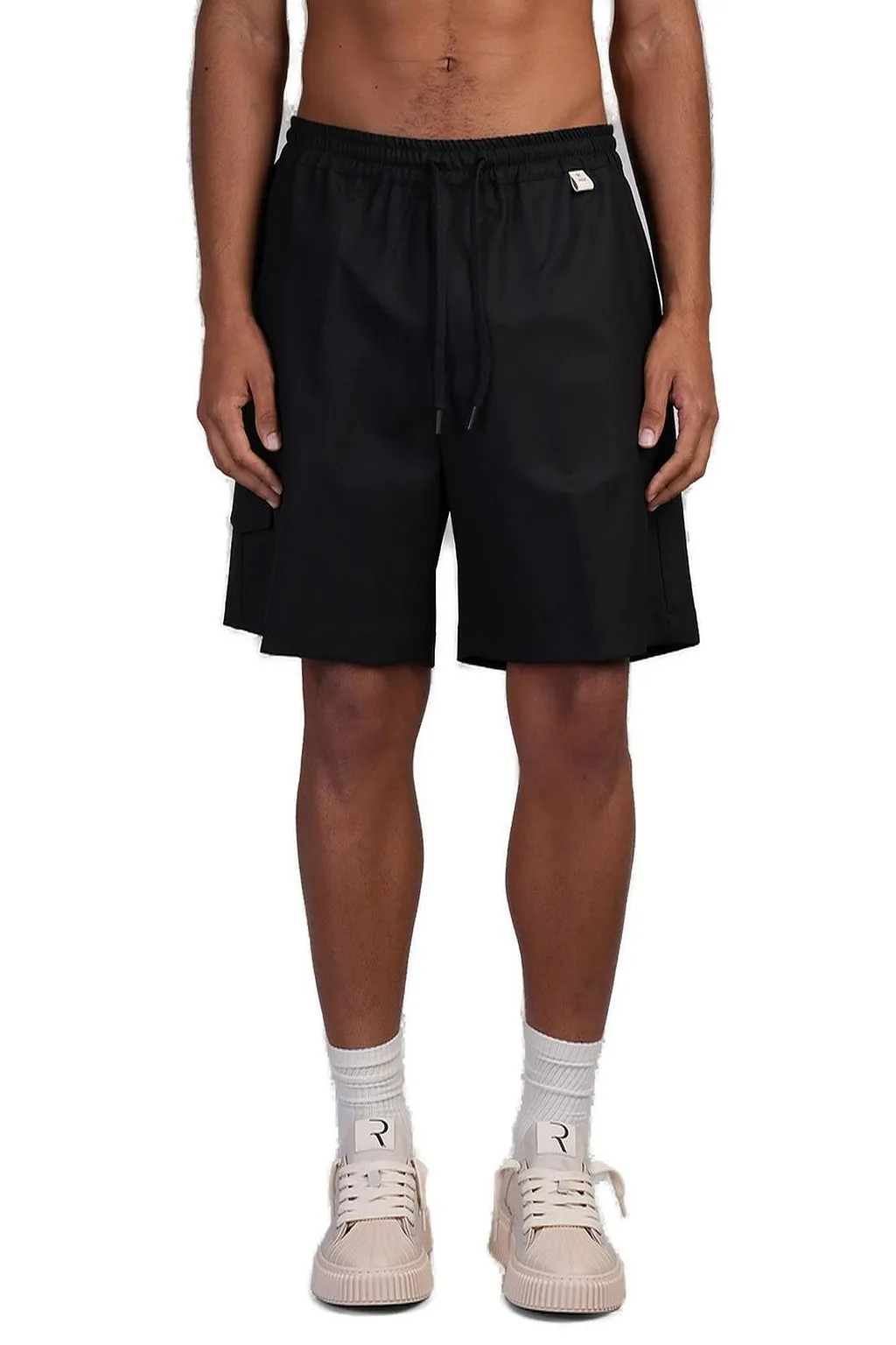 Rhun Elasticated Waistband Drawstring Shorts