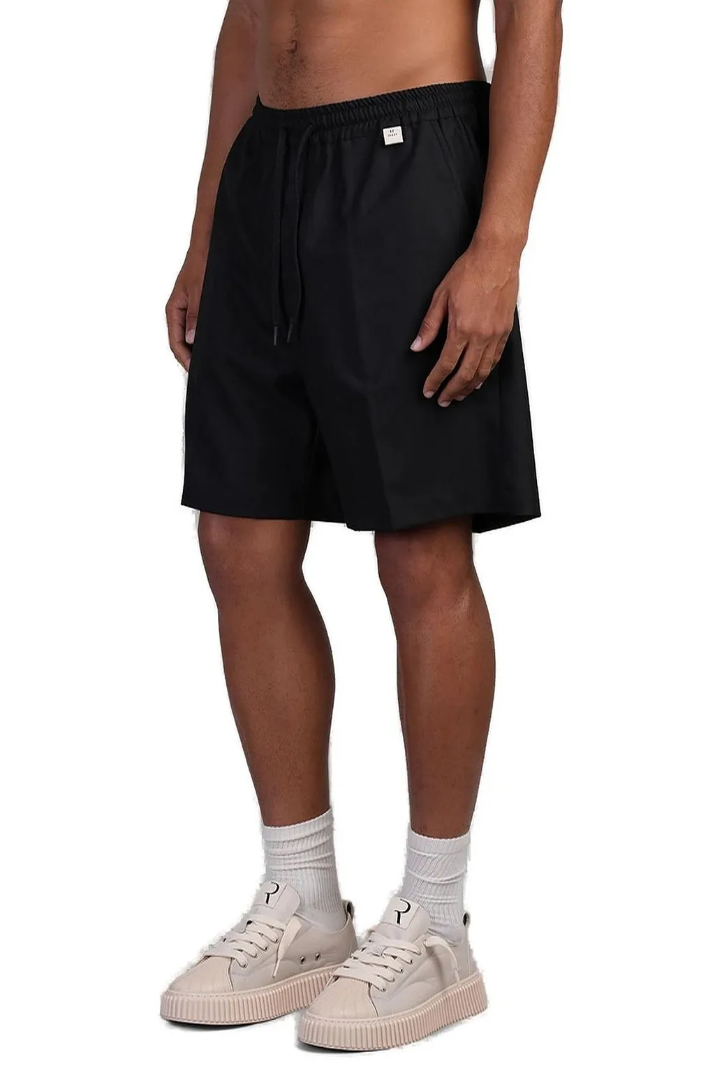 Rhun Elasticated Waistband Drawstring Shorts