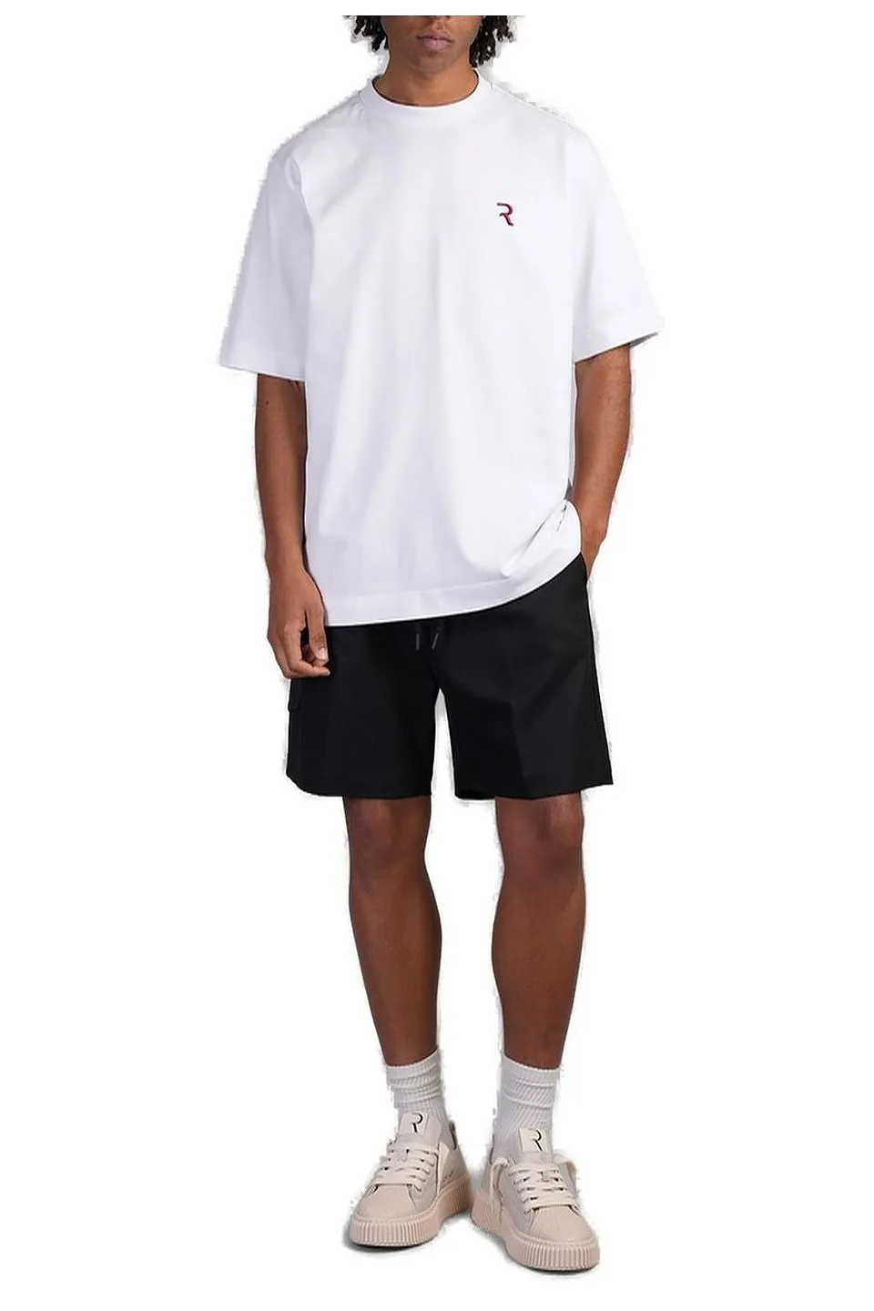 Rhun Elasticated Waistband Drawstring Shorts