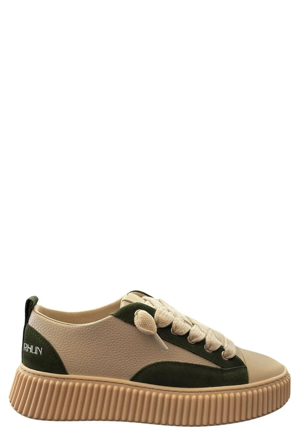Rhun Fluted-Sole Low-Top Sneakers