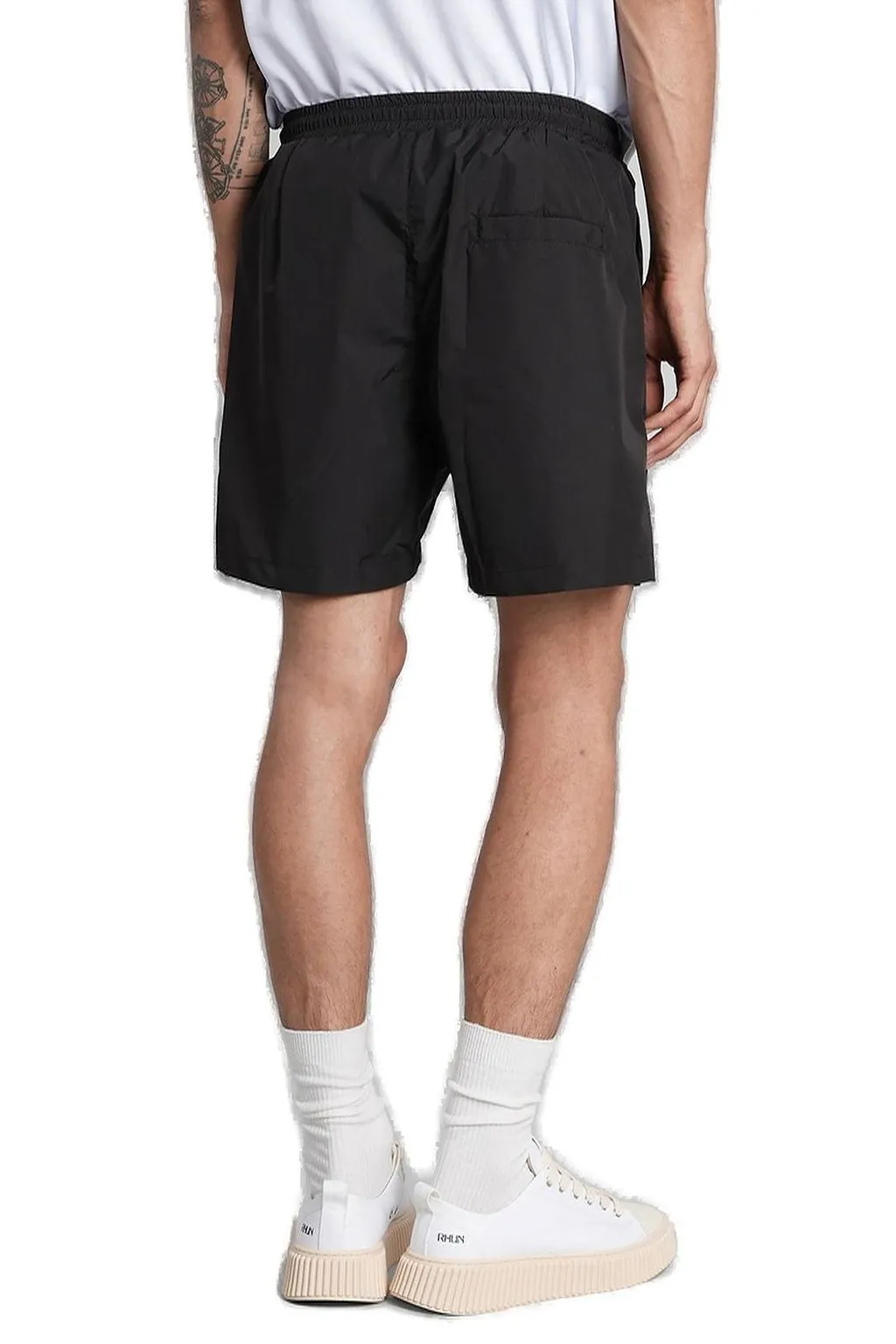 Rhun Logo Detailed Swim Shorts