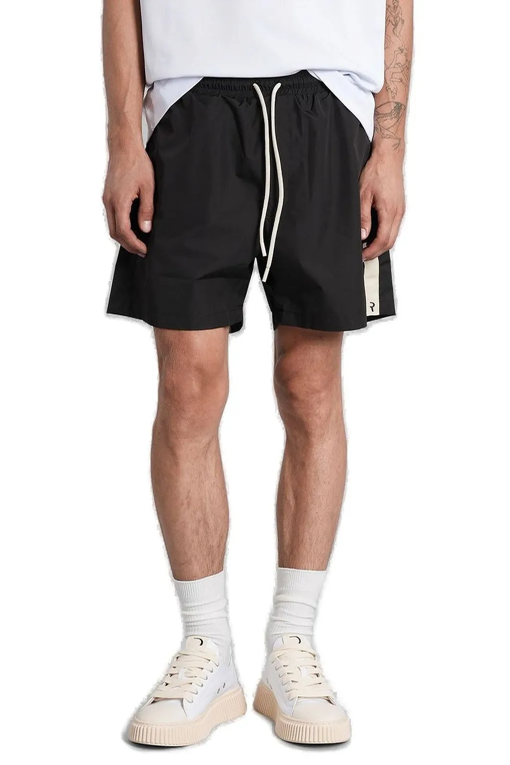 Rhun Logo Detailed Swim Shorts