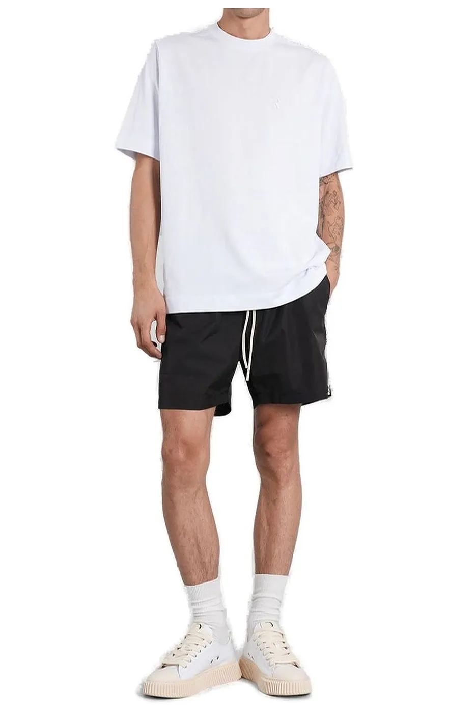 Rhun Logo Detailed Swim Shorts