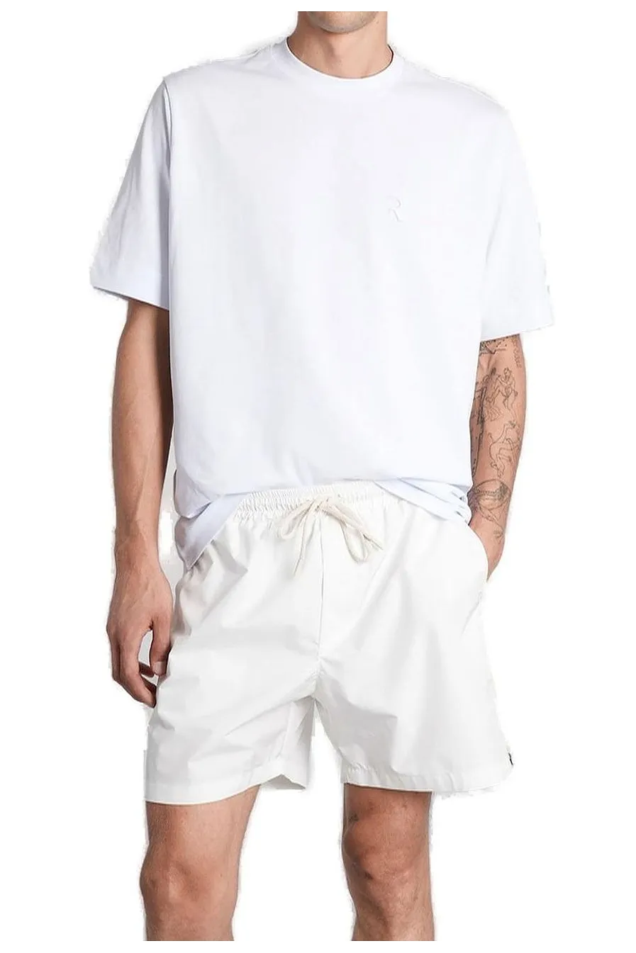 Rhun Logo Detailed Swim Shorts