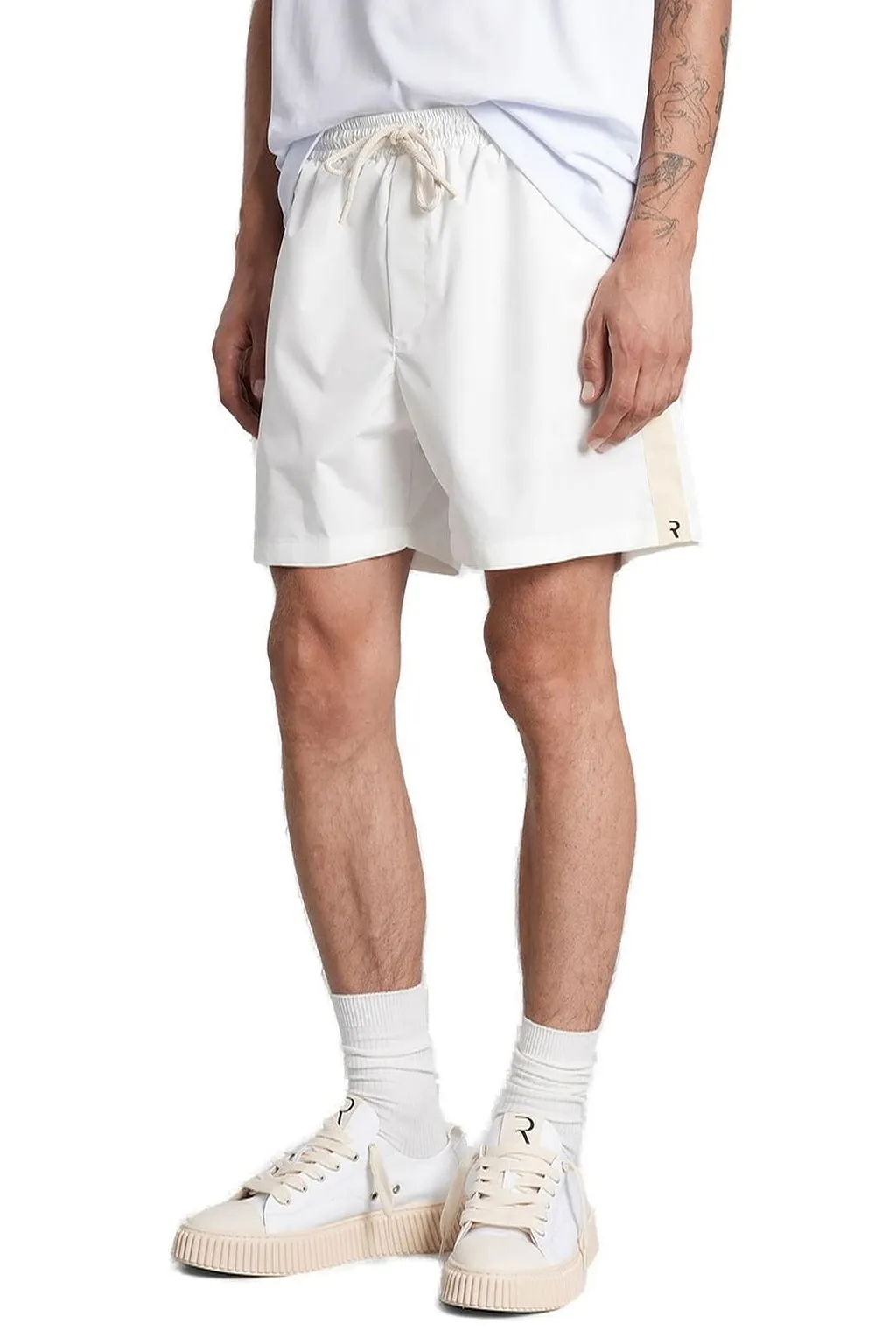 Rhun Logo Detailed Swim Shorts