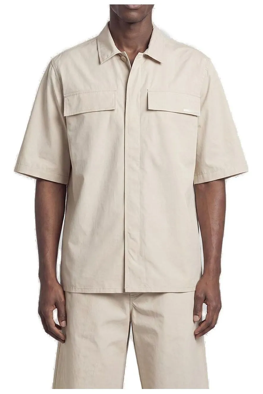 Rhun Logo Patch Cargo Shirt