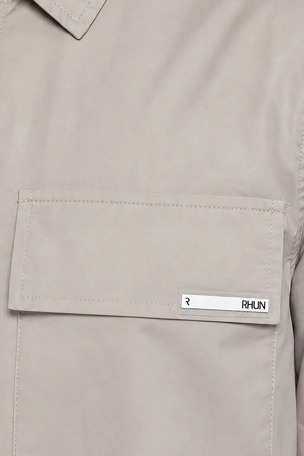 Rhun Logo Patch Cargo Shirt