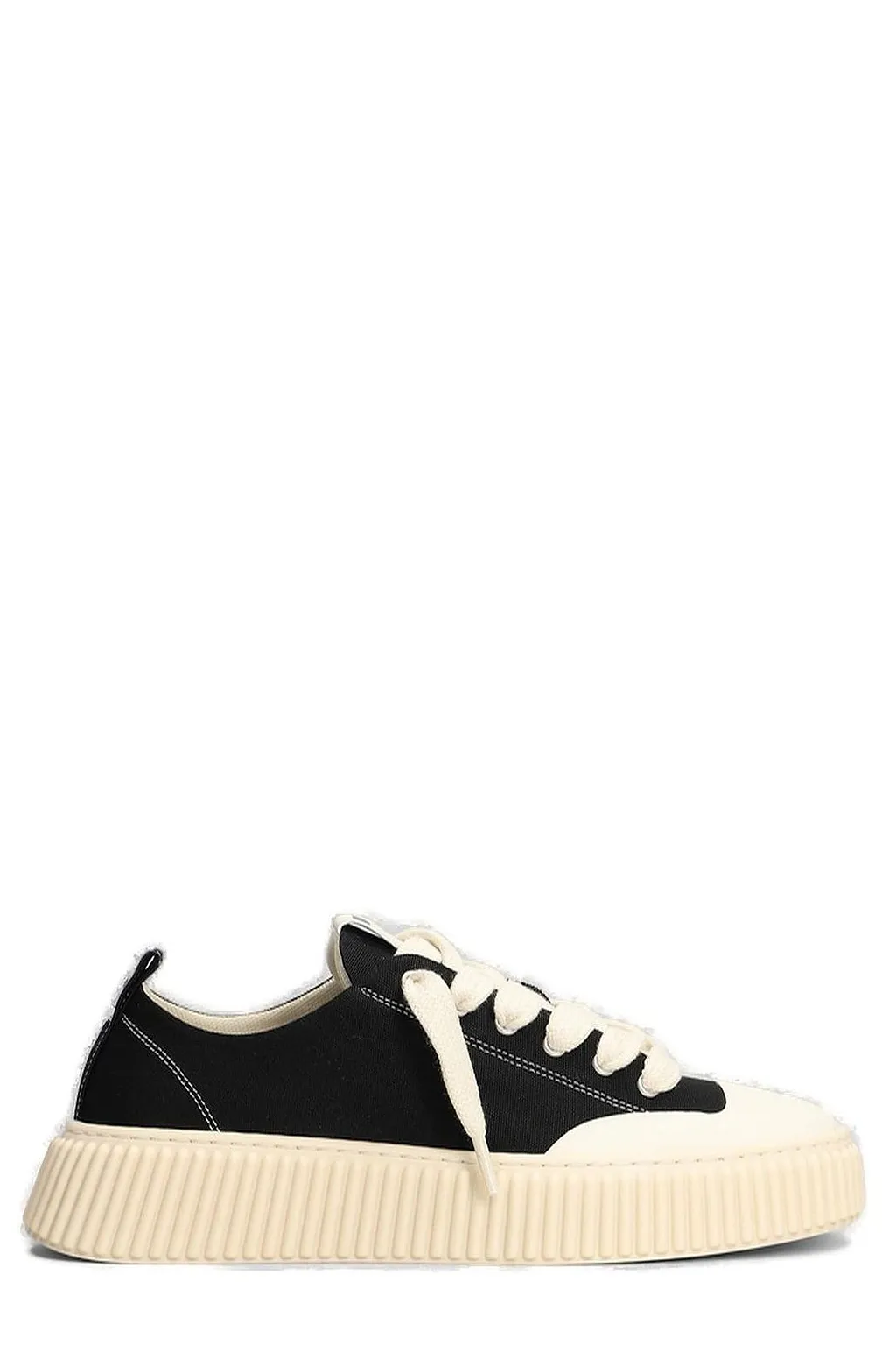 Rhun Round-Toe Lace-Up Sneakers