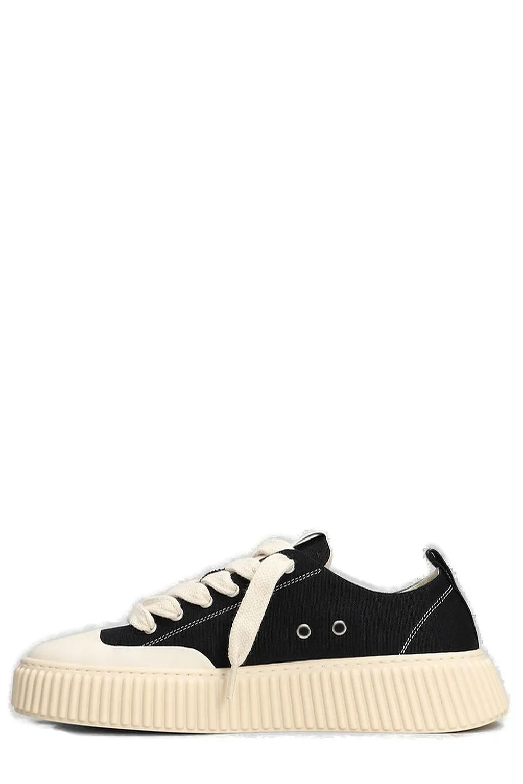 Rhun Round-Toe Lace-Up Sneakers