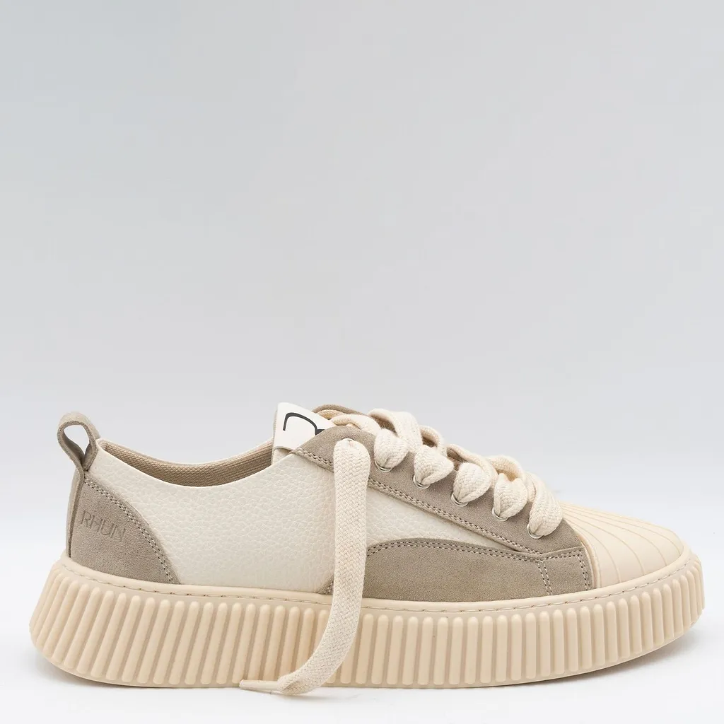 Rhun Treble Textured Low-Top Sneakers