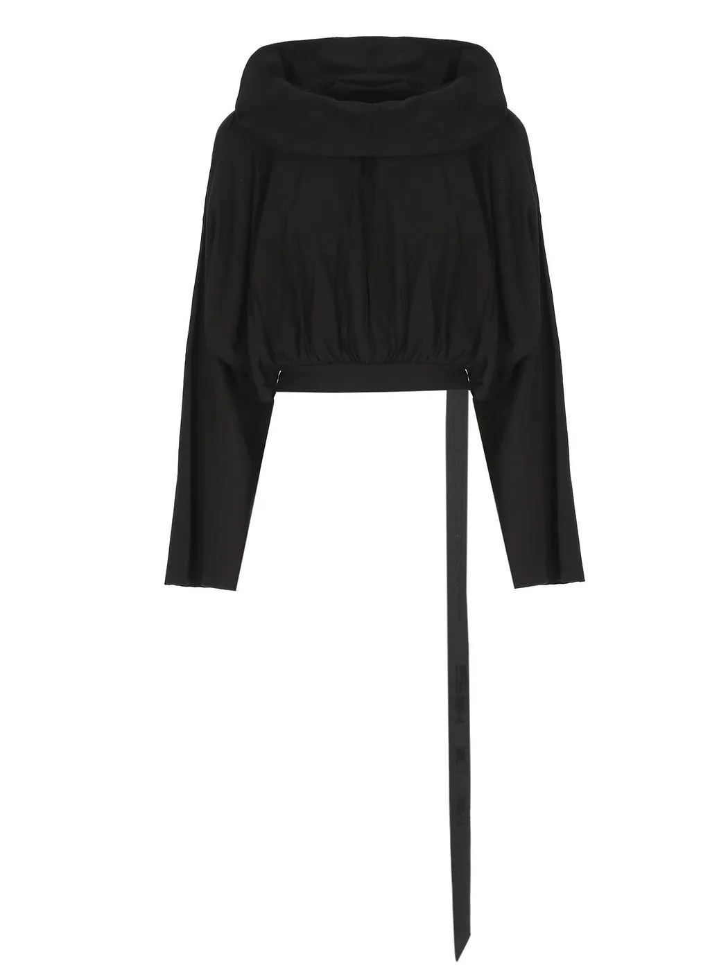 Rick Owens Drkshdw Temple Cropped Hooded Top