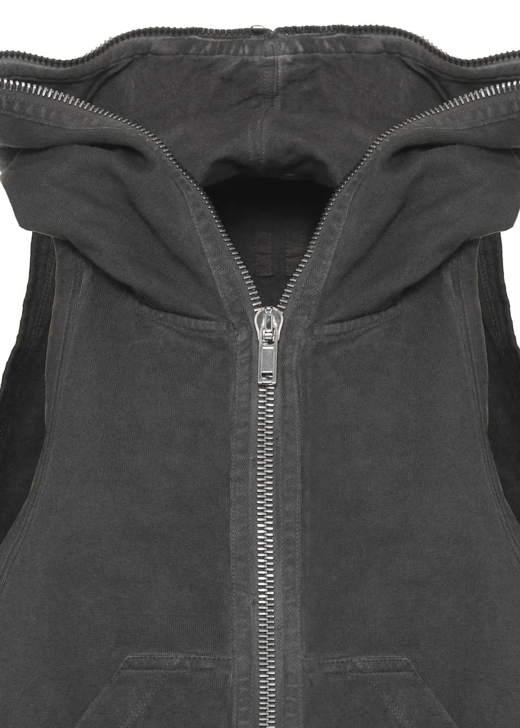 Rick Owens Drkshdw Sleeveless Hooded Sweatshirt