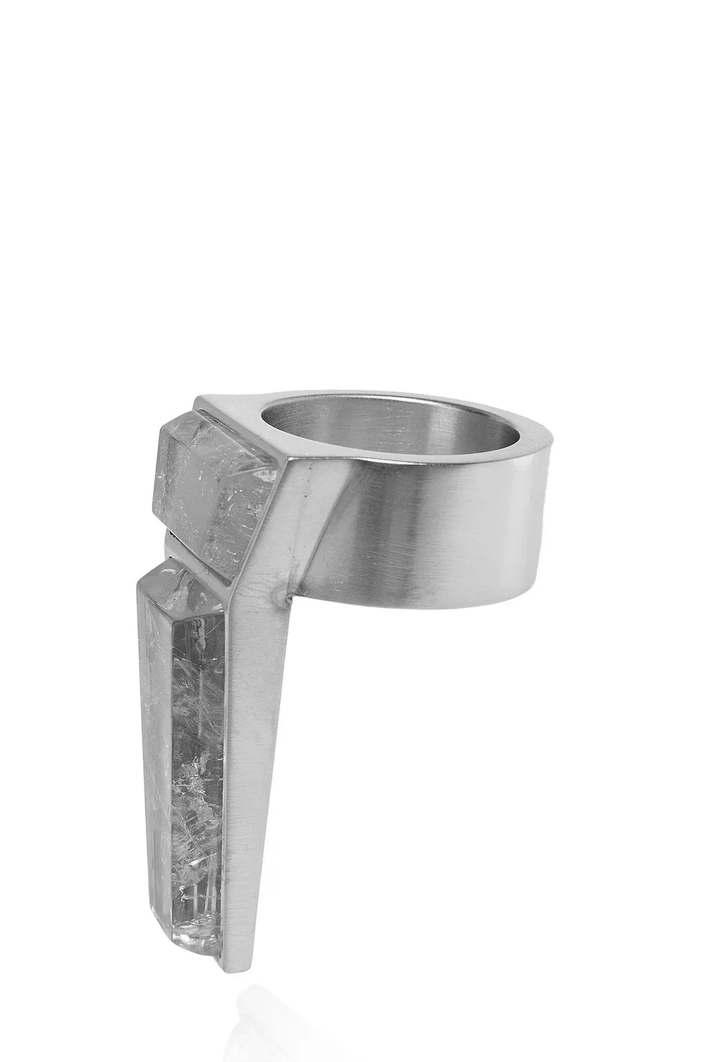Rick Owens Geometric Statement Ring