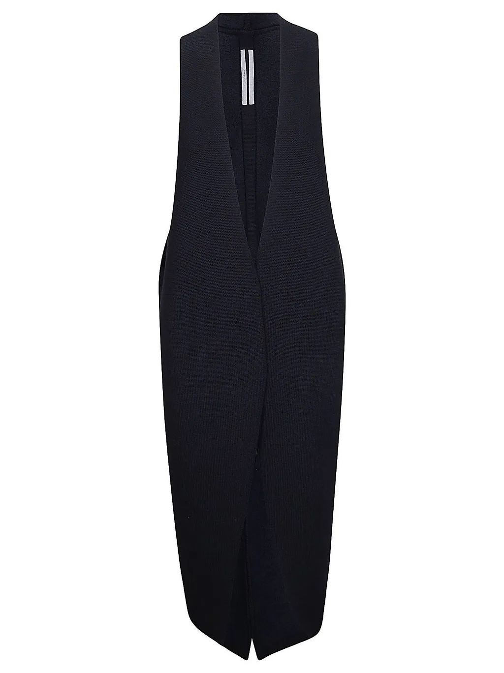 Rick Owens Long Open-Front Gilet