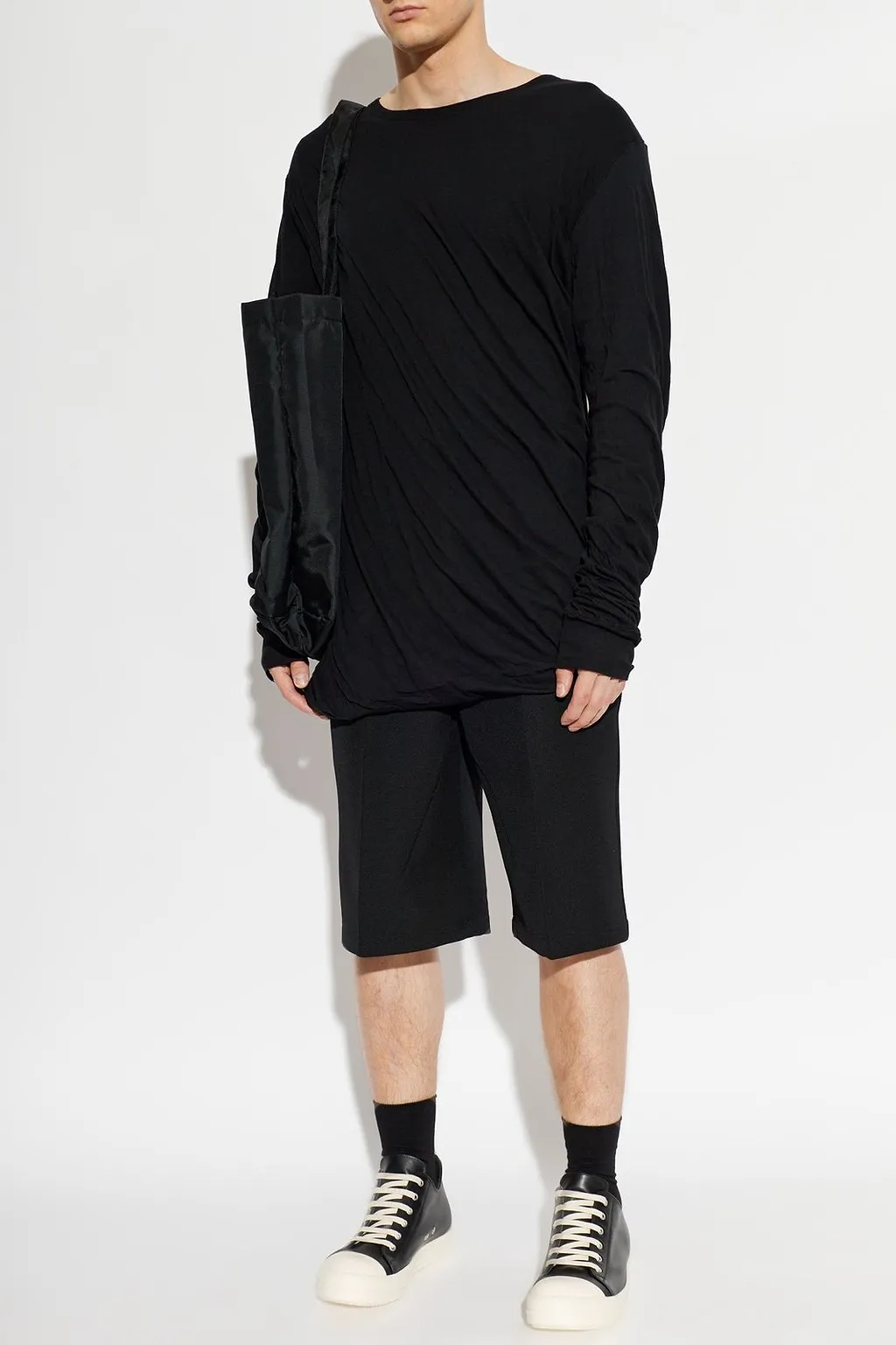 Rick Owens Oversized Long Sleeve T-Shirt