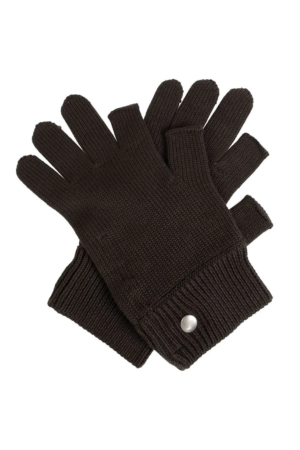Rick Owens Textured Knit Gloves