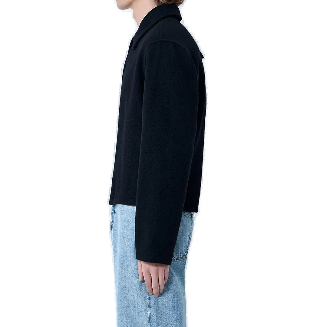 Button Detailed Long-Sleeved Polo Shirt