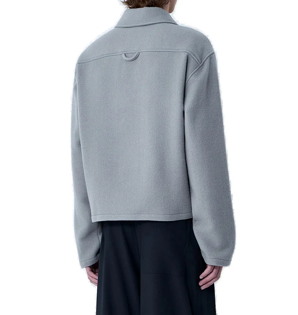 Rier Button Detailed Long-Sleeved Polo Shirt