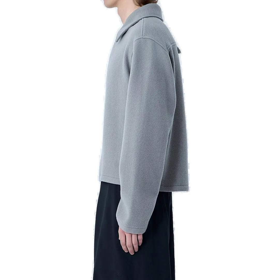 Rier Button Detailed Long-Sleeved Polo Shirt