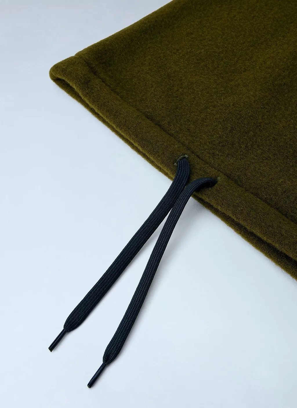 Drawstring Fleece Neck Warmer