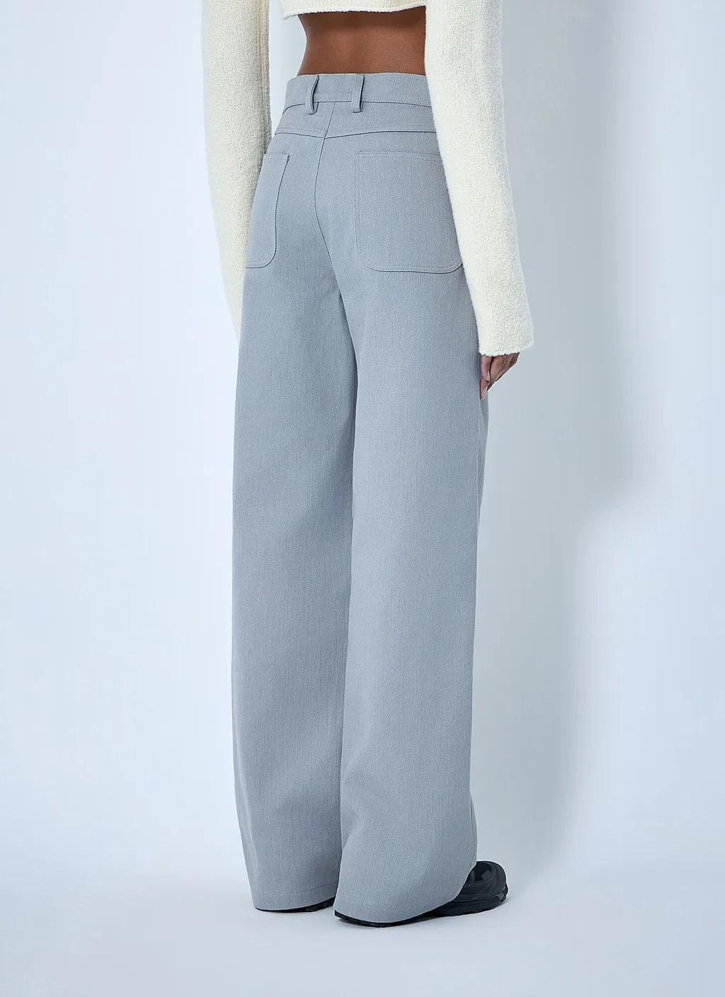 Rier Wide-Leg Tailored Pants