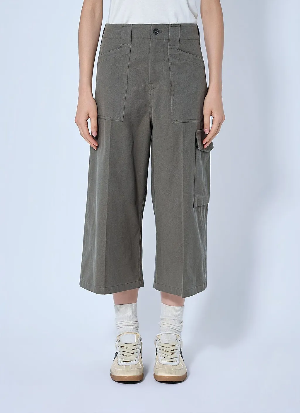 Rier Wide-Leg Cargo Pants