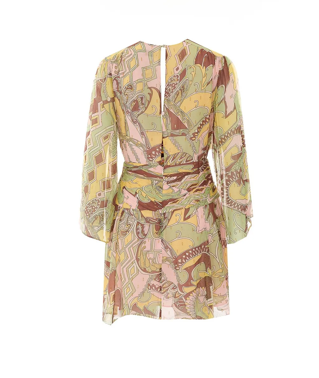 Clove Printed Mini Dress