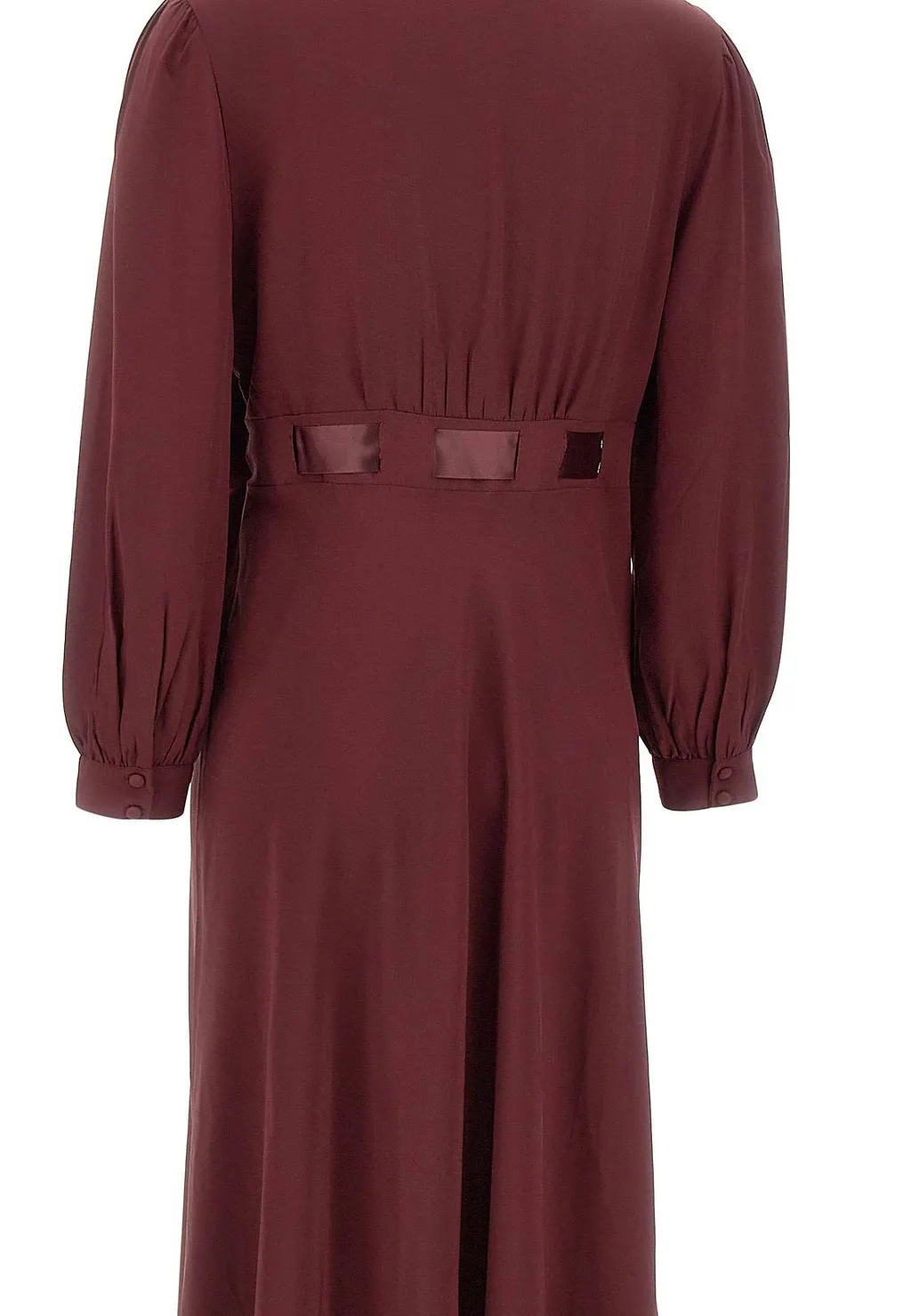 Adaline Lace-Trim Midi Dress