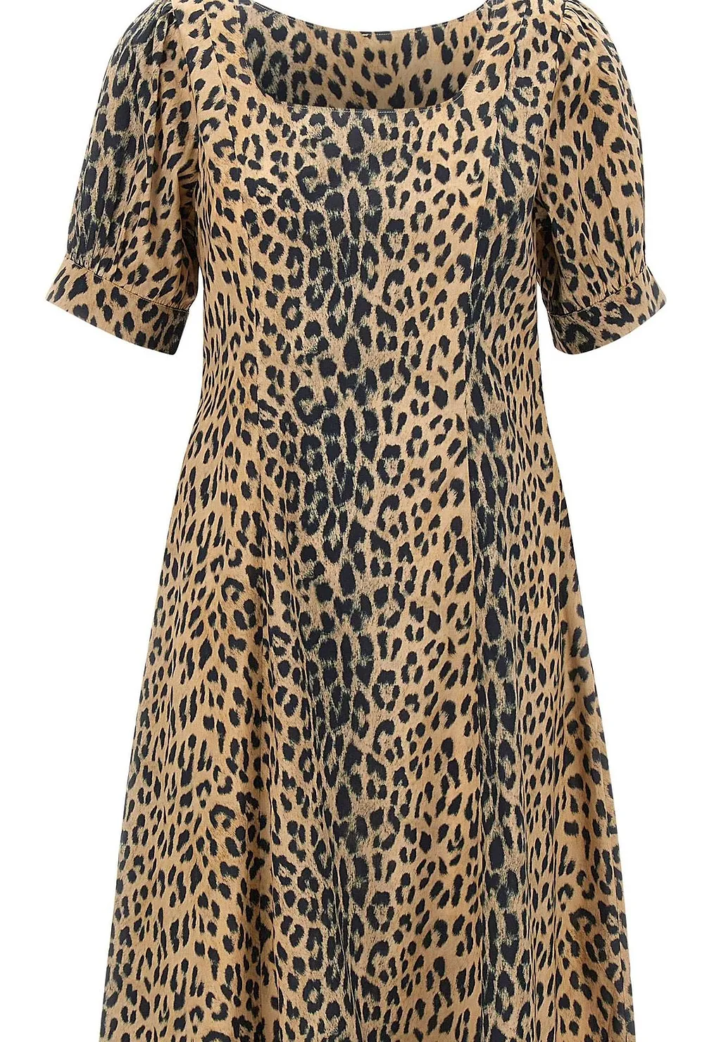Kathleen Leopard Midi Dress