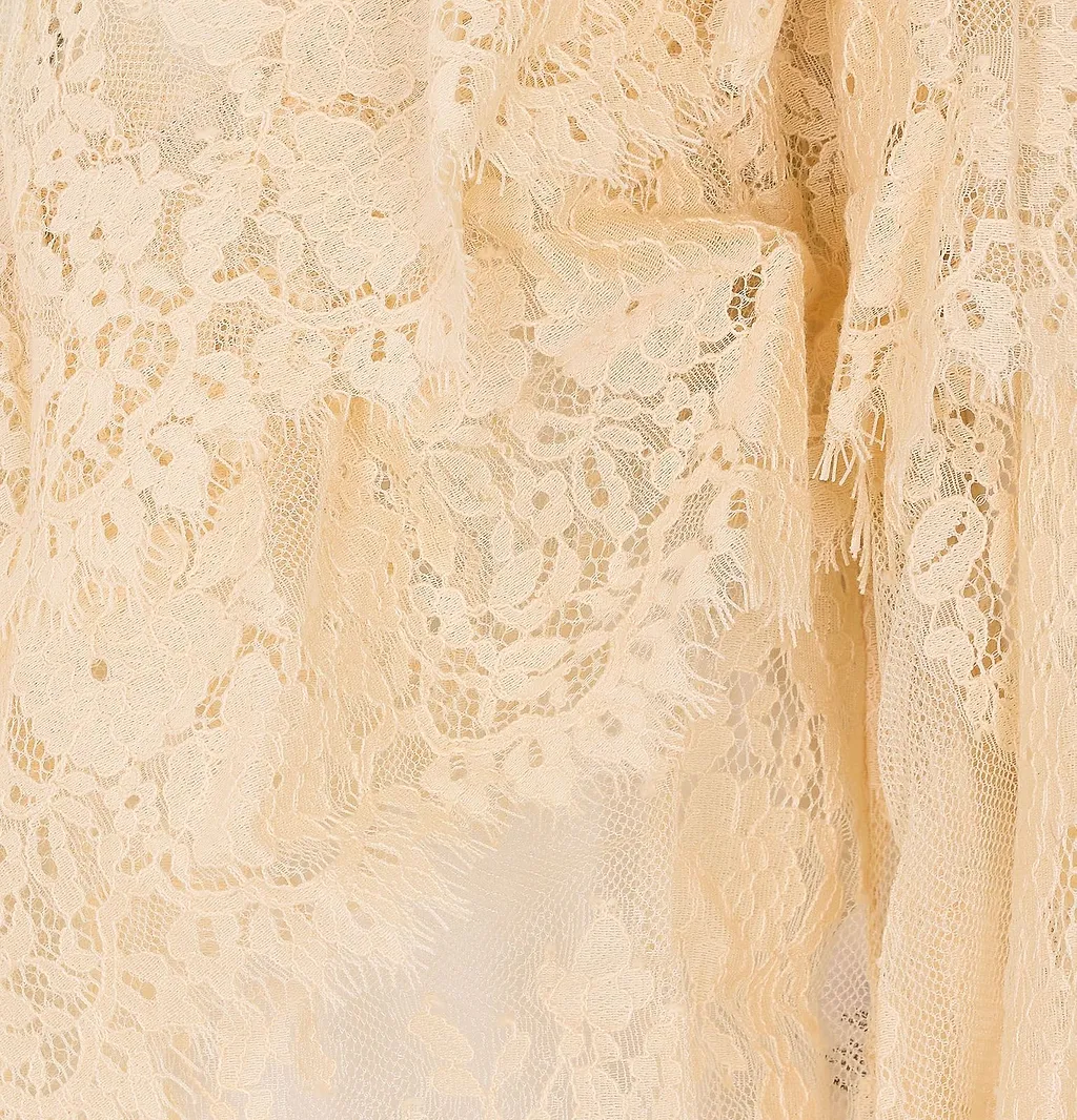 Rixo Lace Ruffled Top