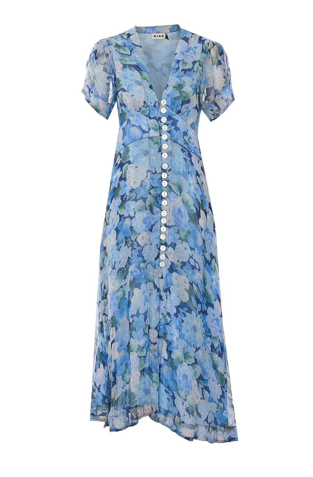Novara Floral Button-Front Dress