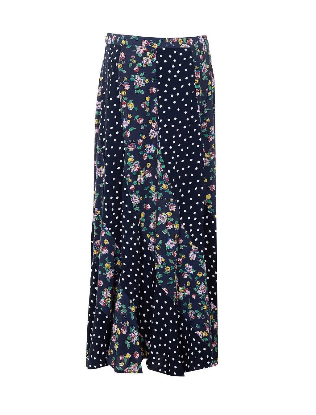 Rixo Ruffle Floral Skirt