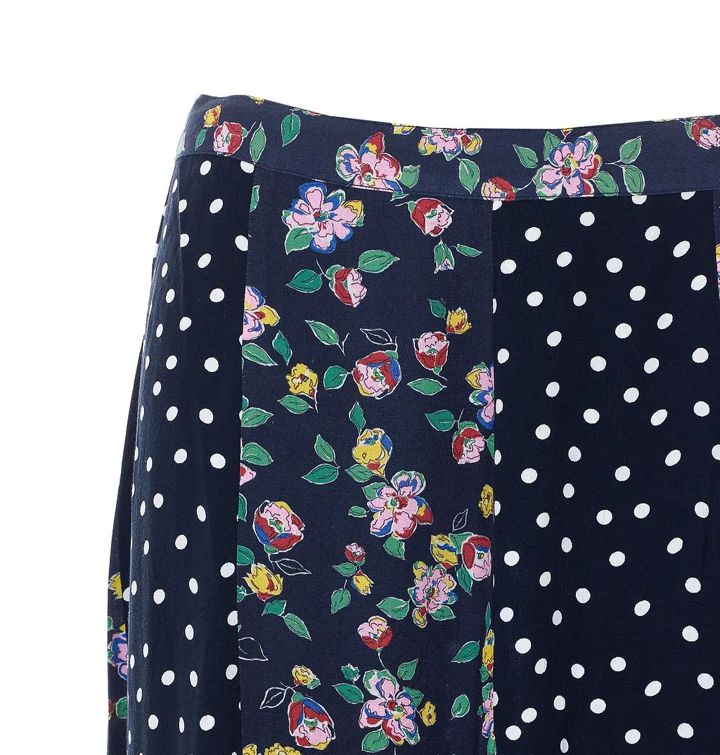 Rixo Ruffle Floral Skirt